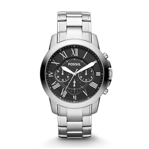 fossil watch all stainless steel 5 atm|fossil automatic watch winding.